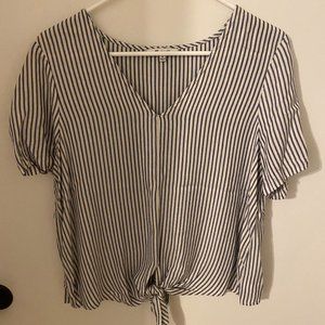 Madewell Tie-Front Top